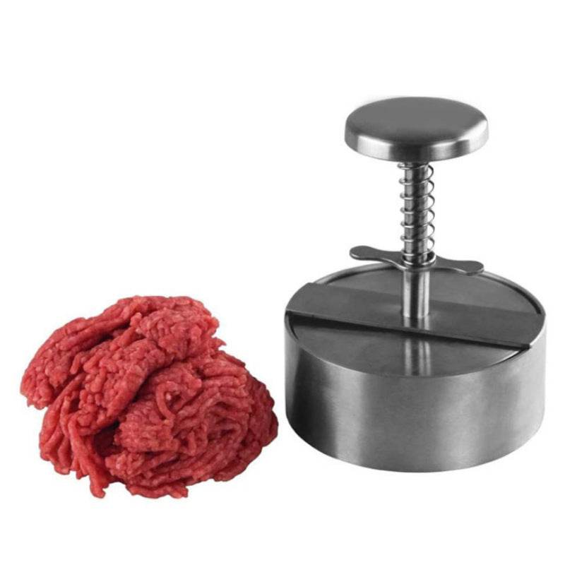 Stainless Steel Patties Mould Burger Meat Press Kitchen Gadgets - Gadget Aliens