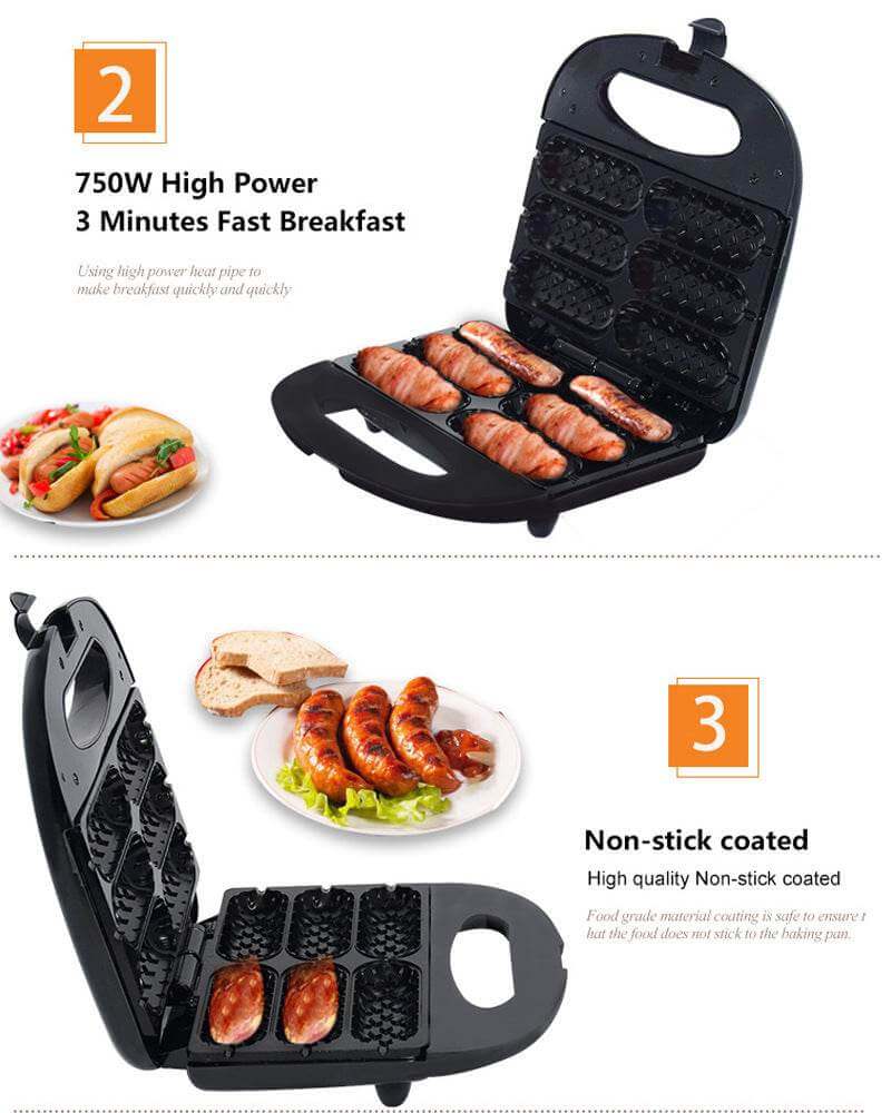 Home Hot Dog Roast Sausage Frying Machine Kitchen Gadgets - Gadget Aliens