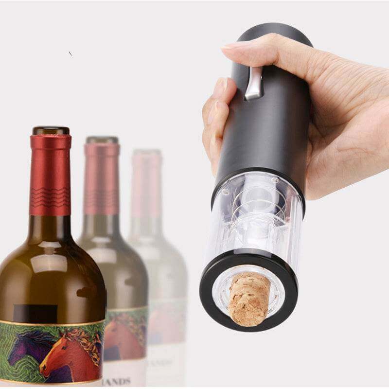 Electric Wine Opener Corkscrew Foil Cutter Set Automatic High-end Bottle Opener For Wine Kitchen Gadgets Can Opener - Gadget Aliens