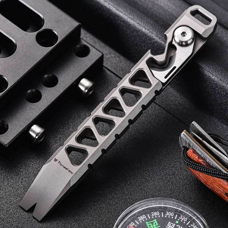 Titanium Crowbar Multifunctional Tools Outdoor Survival Gear - Gadget Aliens