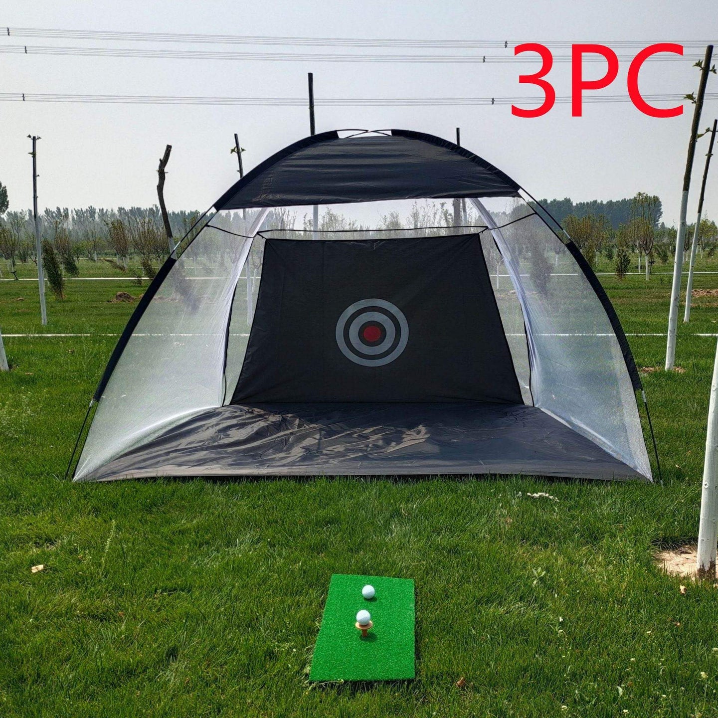 Golf Practice Net Tent Golf Hitting Cage Garden Grassland Practice Tent Golf Training Equipment Mesh Outdoor - Gadget Aliens