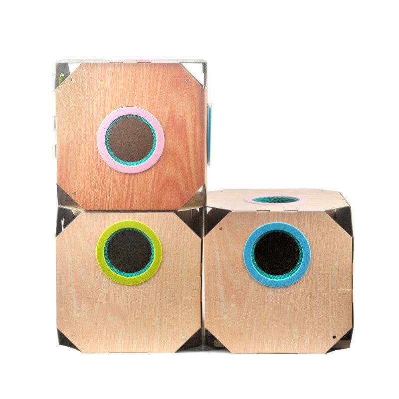 DIY Multipurpose Cat Hiding Box Toys with Cardboard Hair Removal - Gadget Aliens