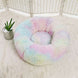Calming Donut Pet Bed – Soft Plush Anti-Anxiety Nest