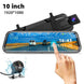 Front and Rear Dual Recording Rear View Mirror Dash Cam - Gadget Aliens
