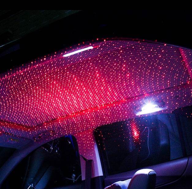Car star ceiling lights modified car roof full star USB car interior atmosphere lights car music sound control decorative lights - Gadget Aliens