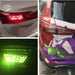 Car Honeycomb Rear Taillight Decoration Sticker - Gadget Aliens