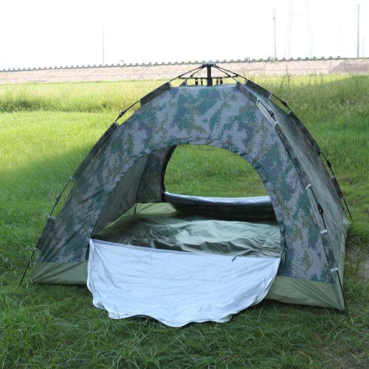 Outdoor Travel Tent 3-4 People Camouflage Mountaineering Tent Beach Camping Tent - Gadget Aliens