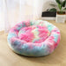 Calming Donut Pet Bed – Soft Plush Anti-Anxiety Nest