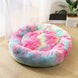 Calming Donut Pet Bed – Soft Plush Anti-Anxiety Nest