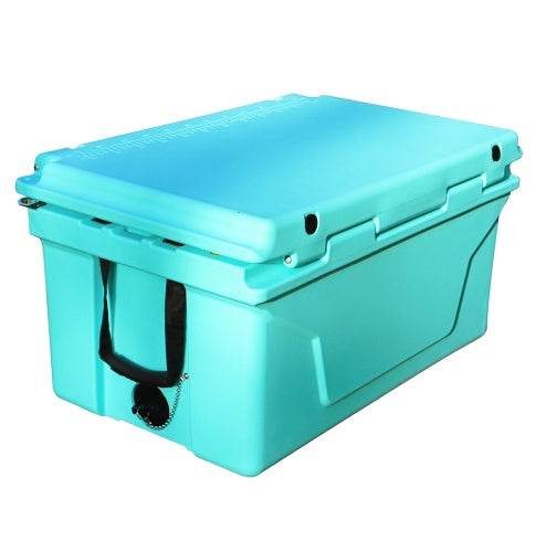 Trending Blue Color 65QT Outdoor Cooler Fish Ice Chest Box Popular Camping Cooler Box - Gadget Aliens
