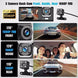 High Definition 1080P Front And Rear Built-in Dual Lens Car Dashcam - Gadget Aliens