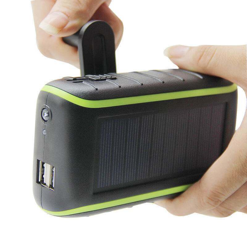 Mouth Hand Crank Charger Generator Backup Solar - Gadget Aliens