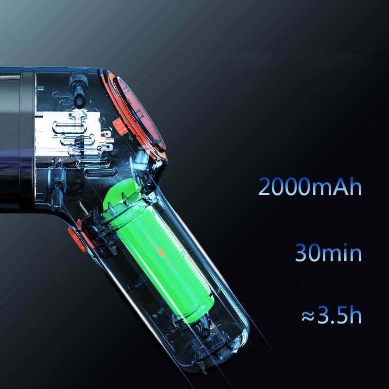 Household Handheld Large Suction Vacuum Cleaner To Remove Mites Pet Cat Hair Carpet Vacuuming - Gadget Aliens