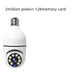 WiFi CAMERA 1080P Bulb 4X Zoom Camera E27 Home 5GWiFi Alarm Monitor - Gadget Aliens