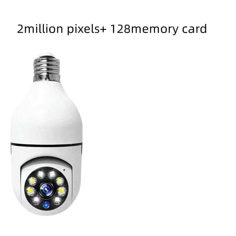 WiFi CAMERA 1080P Bulb 4X Zoom Camera E27 Home 5GWiFi Alarm Monitor - Gadget Aliens