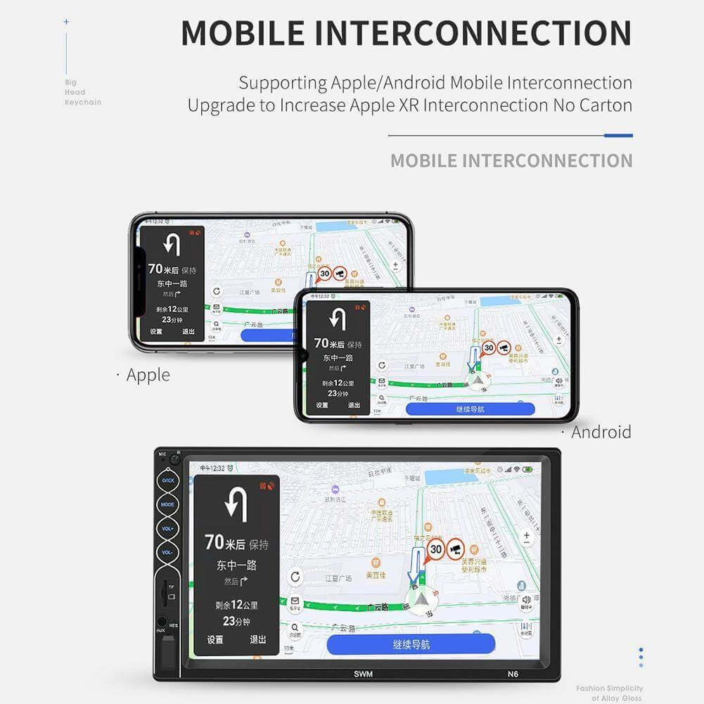 7-inch car radio - Gadget Aliens