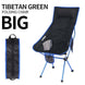 Moon Chair Heightening Large Fishing Chair Folding Chair Camping Back Chair Aluminum Alloy Leisure Chair - Gadget Aliens