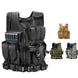 Tactical Vest Military Combat Army Armor Vests Molle Airsoft Plate Carrier Swat Vest Outdoor Hunting Fishing CS Training Vest - Gadget Aliens