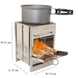 Lightweight Adjustable Folding Wood Burning Stove USA, Canada, AU - Gadget Aliens