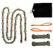 24 inch portable hand chain saw outdoor survival hand saw garden garden hand saw outdoor wire saw - Gadget Aliens