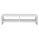 Computer Laptop Monitor Riser Stand Desktop Wooden Storage Organizer 3 Layer Shelf (White) - Gadget Aliens