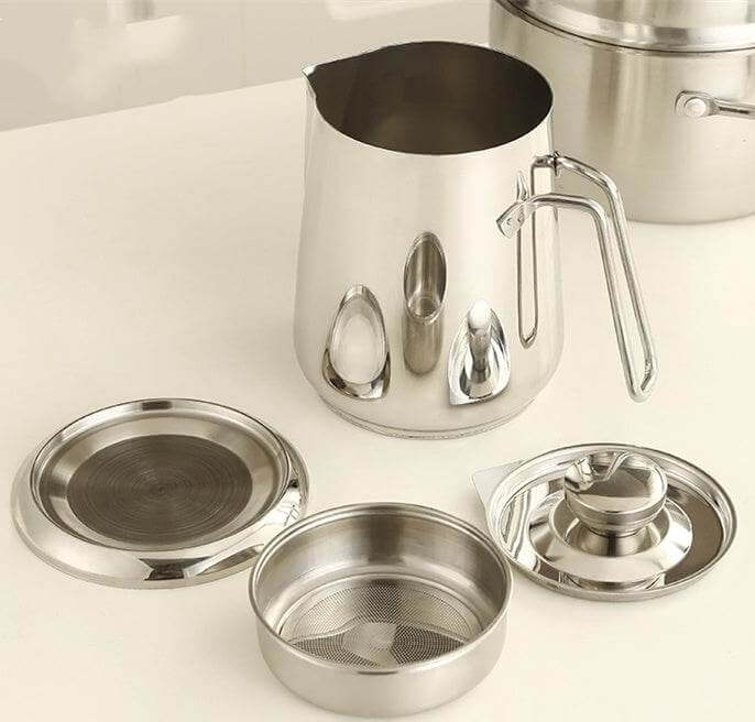 Stainless steel kitchen oil filter - Gadget Aliens