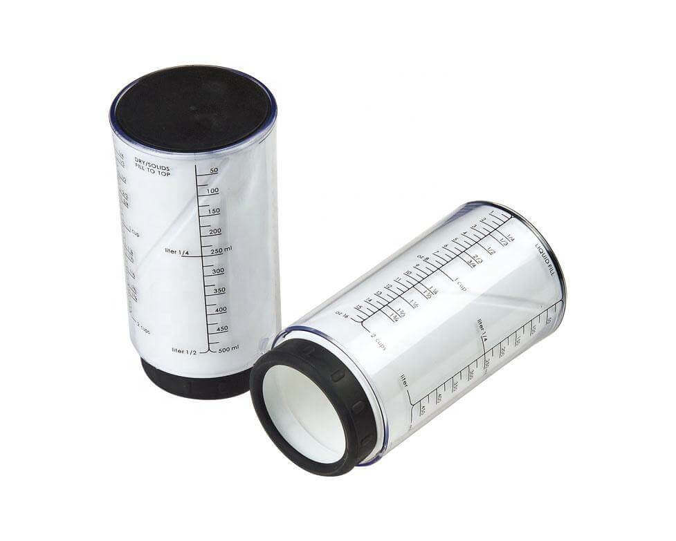 Plastic Rotating Adjustable Measuring Cups Kitchen Gadgets - Gadget Aliens