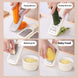 3 In 1 Cheese Grater Portable Handheld Stainless Steel Vegetable Grater Kitchen Tools Efficient Food Graters Home Kitchen Gadgets - Gadget Aliens