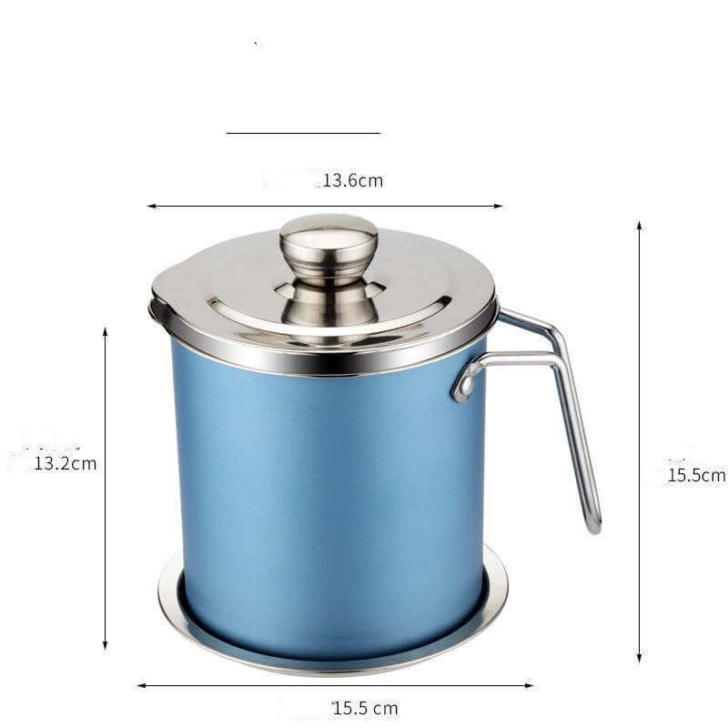 Stainless steel kitchen oil filter - Gadget Aliens