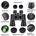180x100 High Power Military Binoculars Day Night Vision Compact Waterproof Binoculars For Bird Watching Hunting Travel Football Games Stargazing With Carrying Case And Strap - Gadget Aliens