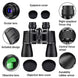180x100 High Power Military Binoculars Day Night Vision Compact Waterproof Binoculars For Bird Watching Hunting Travel Football Games Stargazing With Carrying Case And Strap - Gadget Aliens