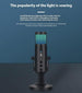 RGB Colorful Breathing Ambience Light USB Condenser Microphone - Gadget Aliens
