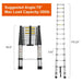 Aluminum Telescoping Ladder For Outdoor Work - Gadget Aliens