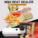 Rechargable 2 In 1 Mini Heat Sealer Storage Bag Plastic Package Snack Sealer Bag Handheld Heat Sealer Plastic Bag USB Mini Bag Sealer Cutter Mini Chip Bag Sealer - Gadget Aliens