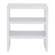Computer Laptop Monitor Riser Stand Desktop Wooden Storage Organizer 3 Layer Shelf (White) - Gadget Aliens