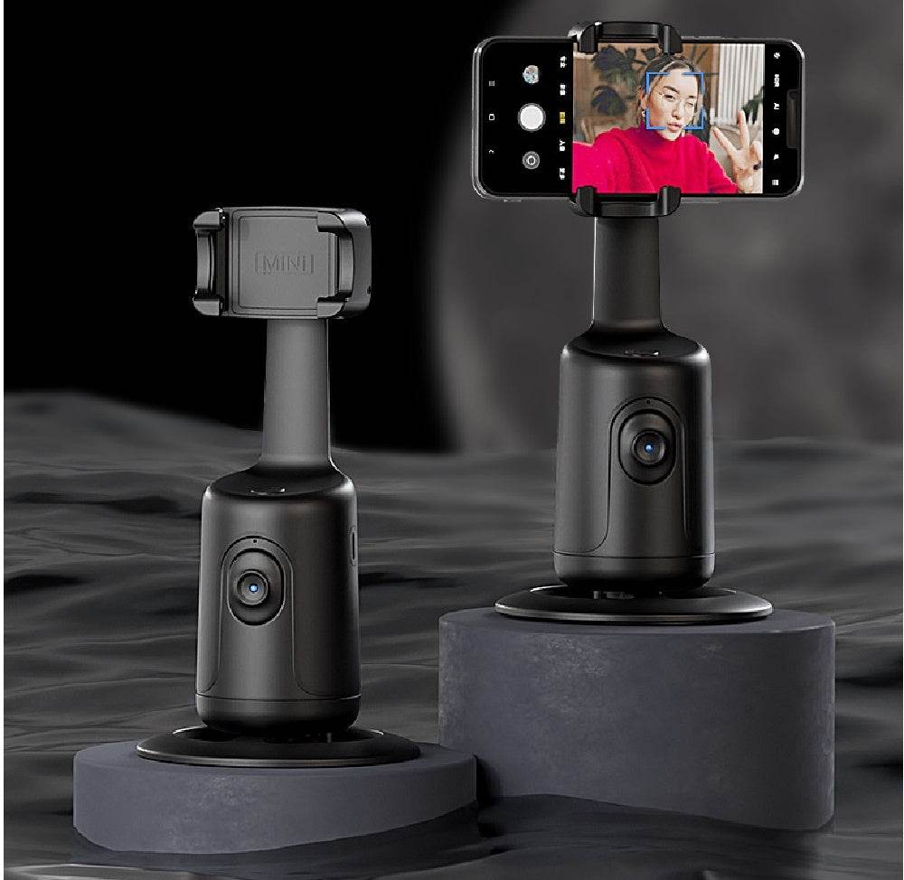360 Auto Face Tracking Gimbal AI Smart Gimbal Face Tracking Auto Phone Holder For Smartphone Video Vlog Live Stabilizer Tripod - Gadget Aliens