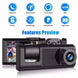 High Definition 1080P Front And Rear Built-in Dual Lens Car Dashcam - Gadget Aliens