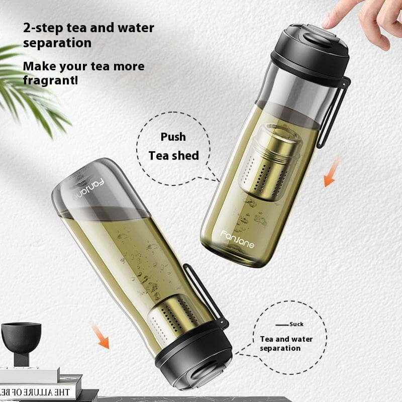 Magnetic Bubble Tea Cup Separates From Tea Water Kitchen Gadgets - Gadget Aliens