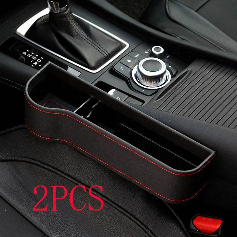 PU Car Organizer Seat Gap Storage Box Car Seat Side Slit for Wallet Phone Coins Cigarette Keys Cards Car Accessories - Gadget Aliens