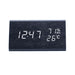Electronic Alarm Clock Multifunctional Digital Display Temperature And Humidity Time Wood - Gadget Aliens