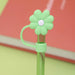 Cute Silicone Straw Covers Cap For 40ml Cup Reusable Straw Tips Lids Dust-Proof Drinking Straw - Gadget Aliens