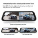 Streaming Media Rearview Mirror Tachograph 10-inch Full Screen Touch HD Night Vision Front And Rear Dual Lens Reversing Image - Gadget Aliens