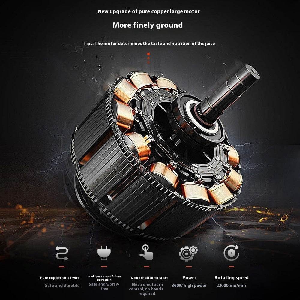 Portable Electric Juicer Multifunctional Blending Cup Kitchen Gadgets - Gadget Aliens