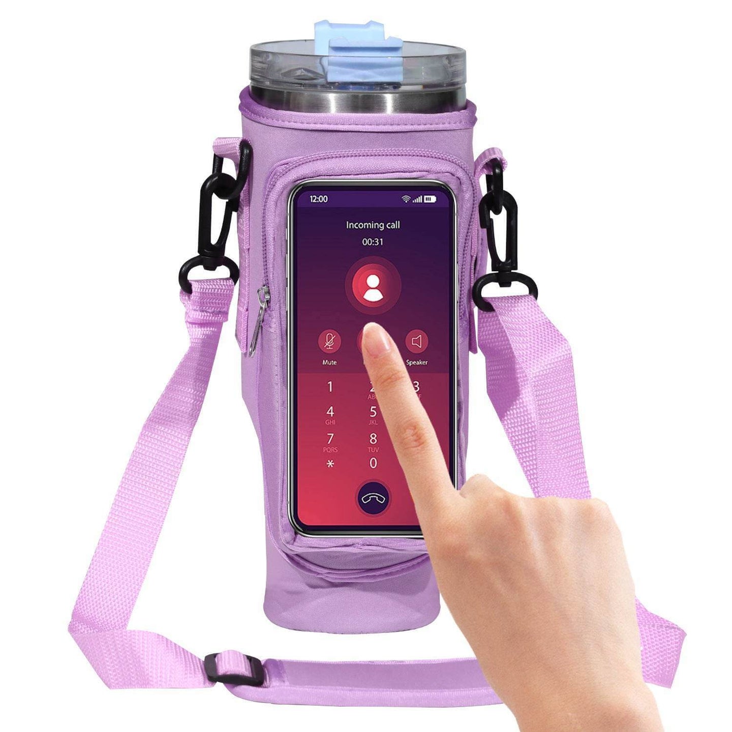 40oz Cup Cover Transparent Touch Screen Neoprene kitchen gadgets - Gadget Aliens