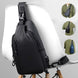 Black Sling Crossbody Backpack Shoulder Bag For Men Chest Bag - Gadget Aliens