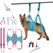 Pet Grooming Hammock For Cats & Dogs Hanging Harness Pet Supplies Kit With Nail Clippers Trimmer