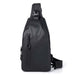 Black Sling Crossbody Backpack Shoulder Bag For Men Chest Bag - Gadget Aliens