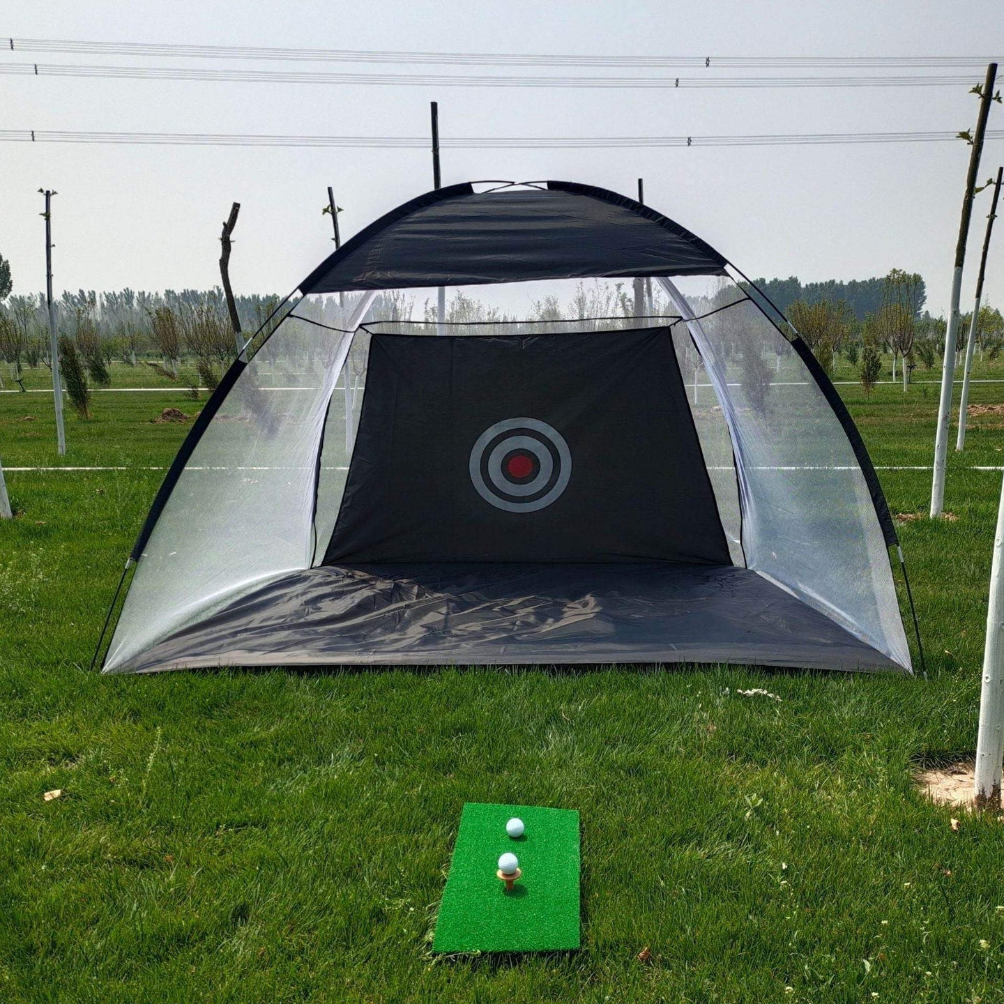 Golf Practice Net Tent Golf Hitting Cage Garden Grassland Practice Tent Golf Training Equipment Mesh Outdoor - Gadget Aliens