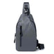 Black Sling Crossbody Backpack Shoulder Bag For Men Chest Bag - Gadget Aliens