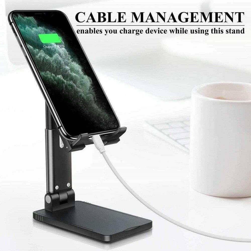 Cell Phone Stand Desktop Holder Tablet Stand Mount Mobile Phone Desktop Tablet Holder Table Cell Foldable Extend Support Desk Mobile Phone Holder Stand - Gadget Aliens